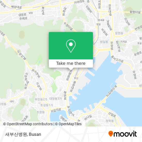 새부산병원 map