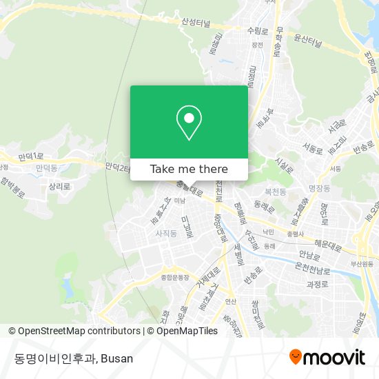 동명이비인후과 map