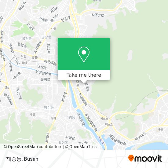 재송동 map