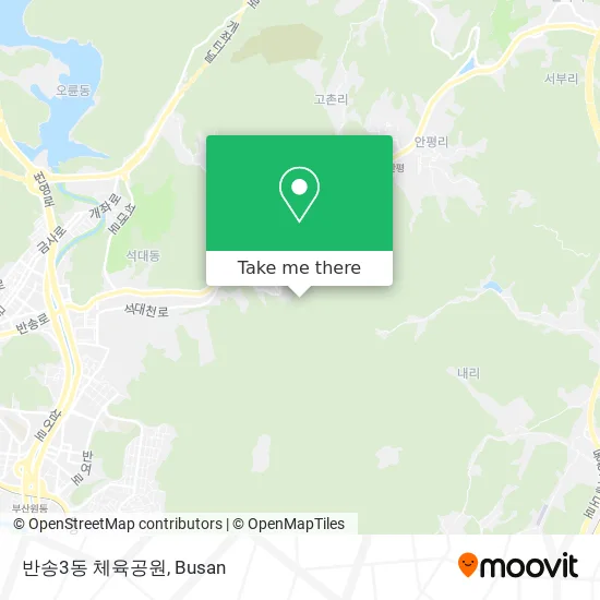 반송3동 체육공원 map