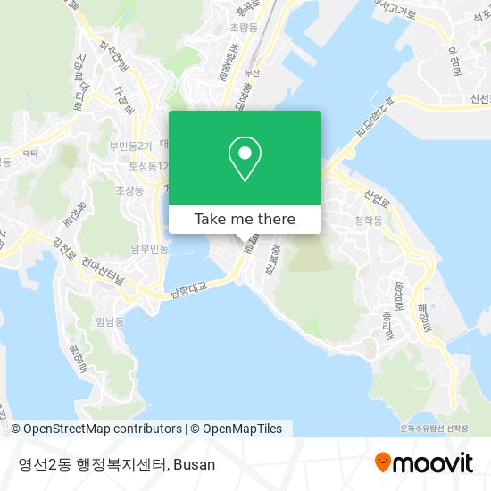 영선2동 행정복지센터 map