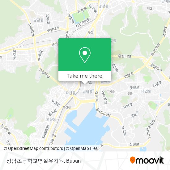 성남초등학교병설유치원 map