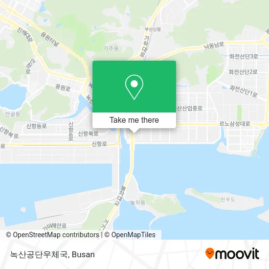 녹산공단우체국 map