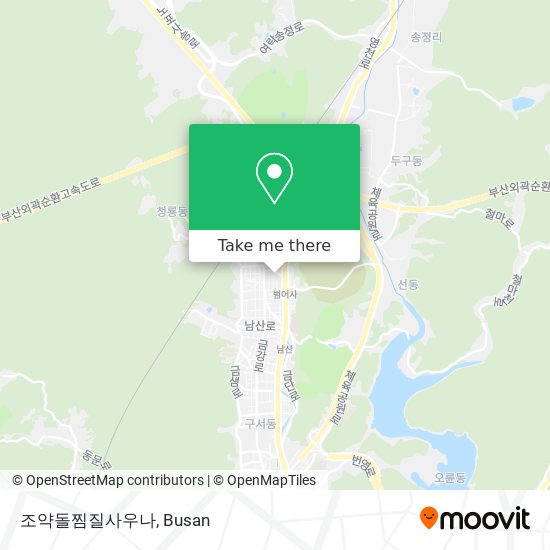 조약돌찜질사우나 map
