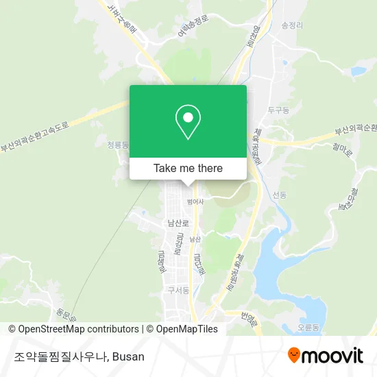 조약돌찜질사우나 map