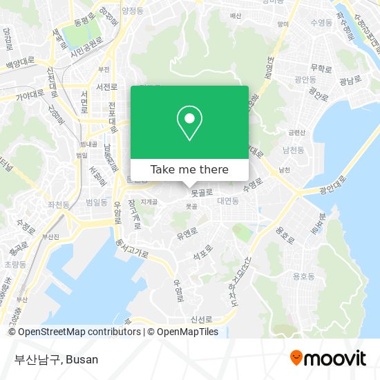 부산남구 map