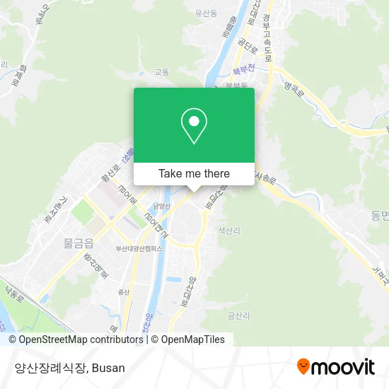 양산장례식장 map