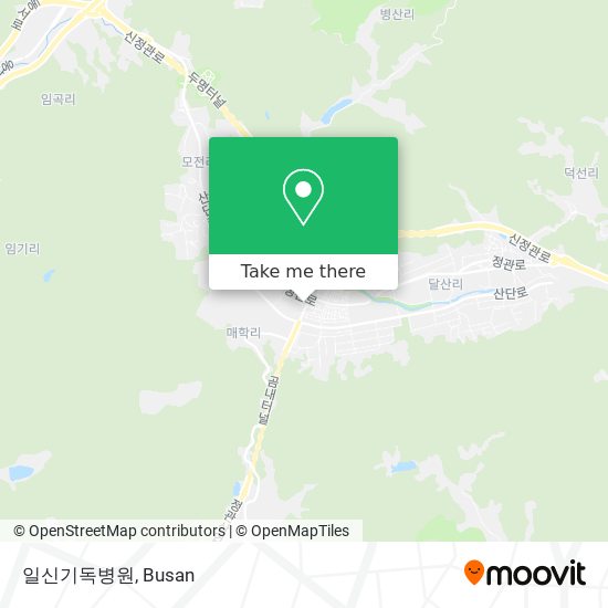 일신기독병원 map