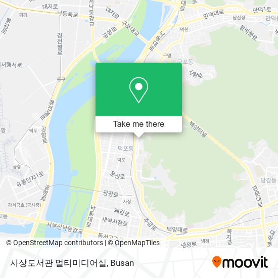 사상도서관 멀티미디어실 map