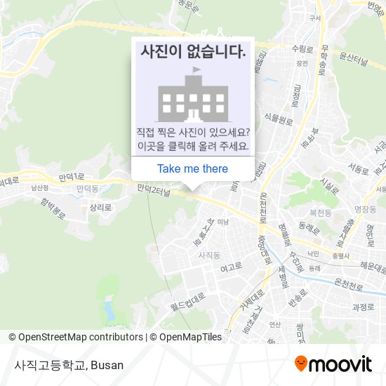 사직고등학교 map