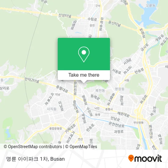 명륜 아이파크 1차 map