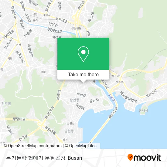 돈거돈락 껍데기 문현곱창 map