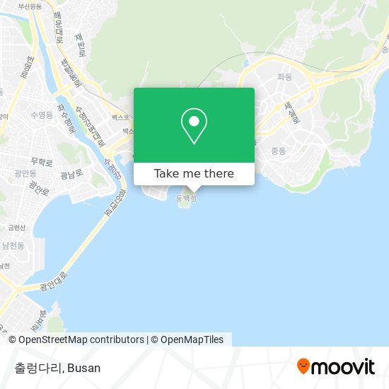 출렁다리 map