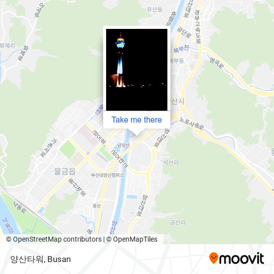 양산타워 map