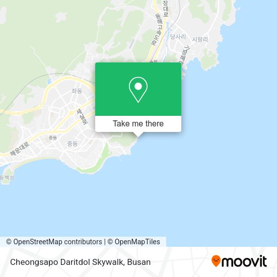 Cheongsapo Daritdol Skywalk map