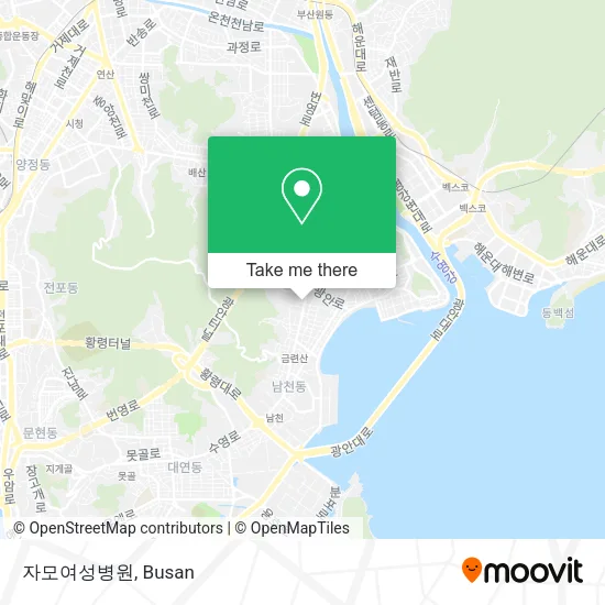 자모여성병원 map