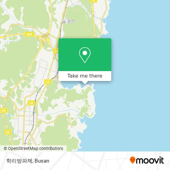 학리방파제 map