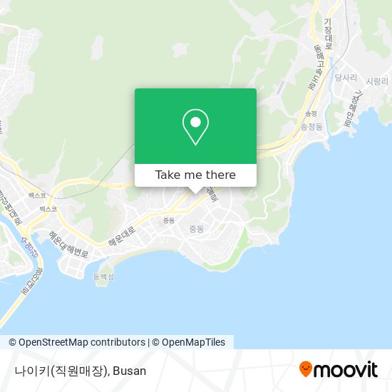 나이키(직원매장) map