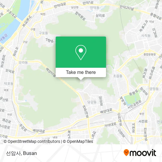 선암사 map