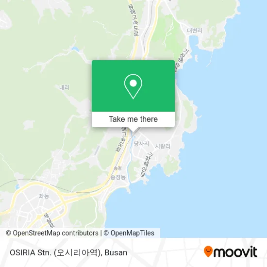 OSIRIA Stn. (오시리아역) map