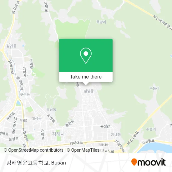 김해영운고등학교 map