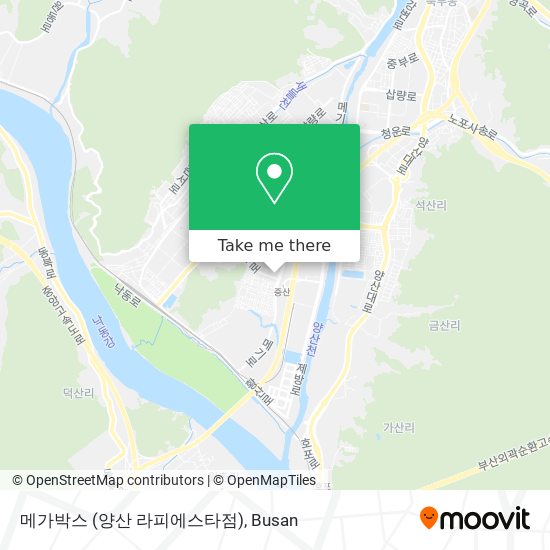 메가박스 (양산 라피에스타점) map