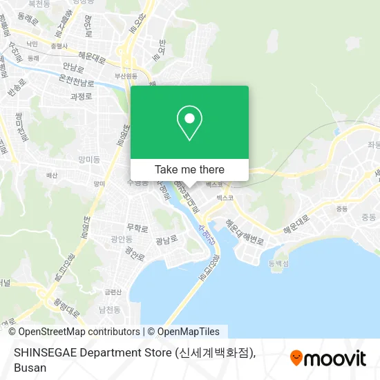SHINSEGAE Department Store (신세계백화점) map