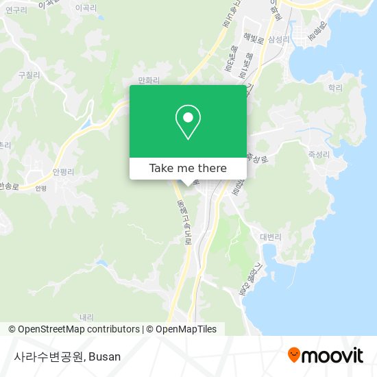 사라수변공원 map