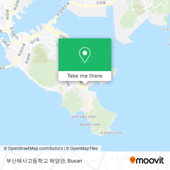 부산해사고등학교 해양관 map