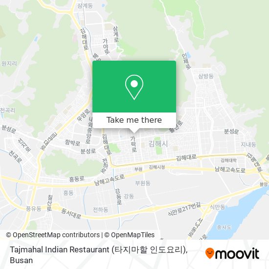 Tajmahal Indian Restaurant (타지마할 인도요리) map