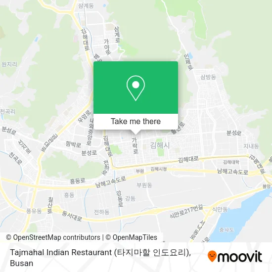 Tajmahal Indian Restaurant (타지마할 인도요리) map