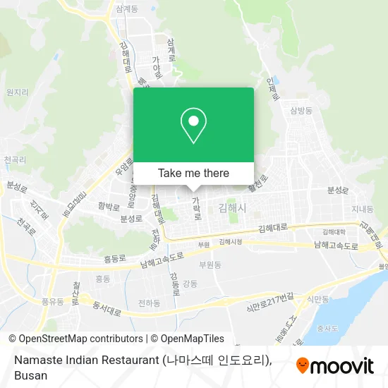 Namaste Indian Restaurant (나마스떼 인도요리) map