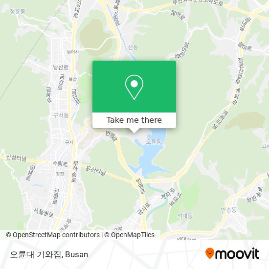 오륜대 기와집 map