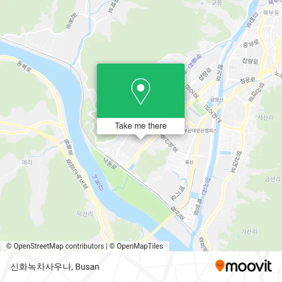 신화녹차사우나 map