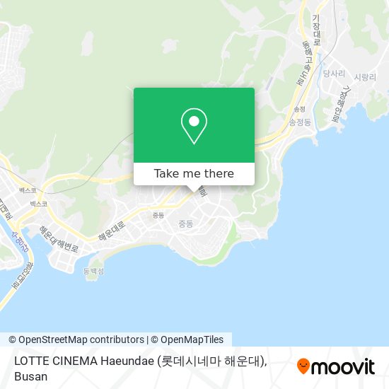 LOTTE CINEMA Haeundae (롯데시네마 해운대) map
