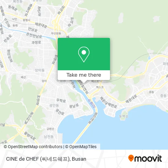 CINE de CHEF (씨네드쉐프) map
