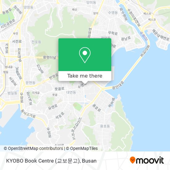 How To Get To Kyobo Book Centre (교보문고) In 남구 By Bus Or Metro?