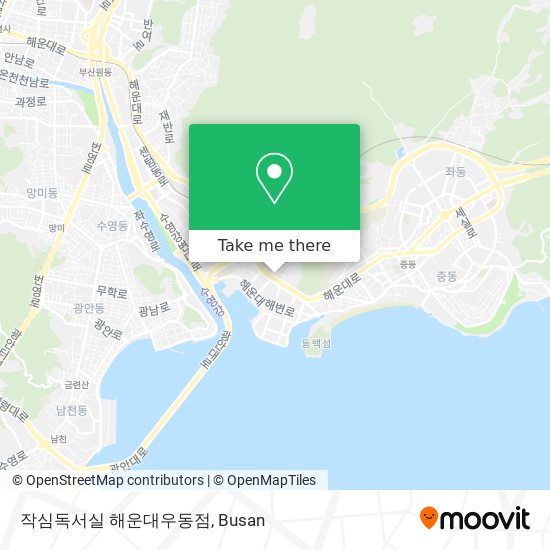작심독서실 해운대우동점 map