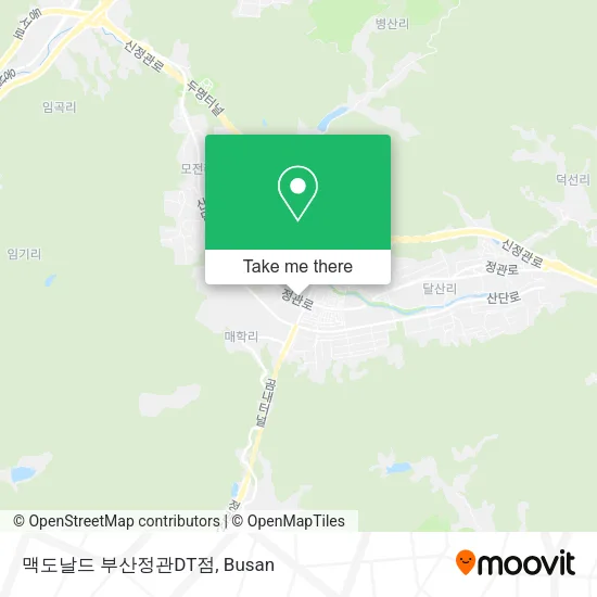 맥도날드 부산정관DT점 map