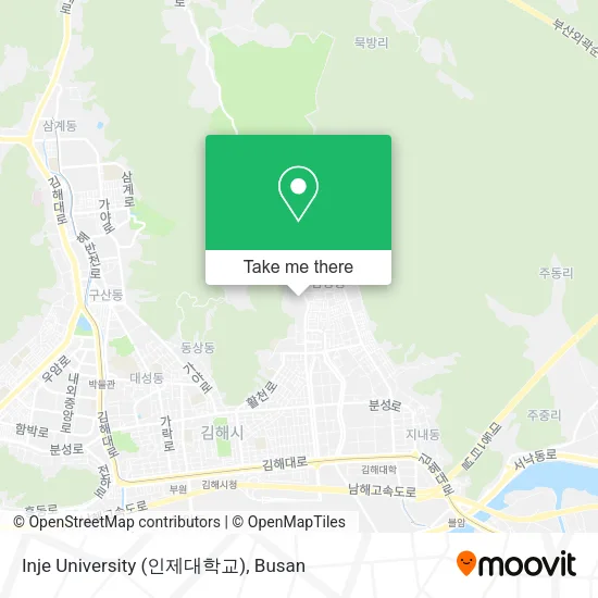 Inje University (인제대학교) map