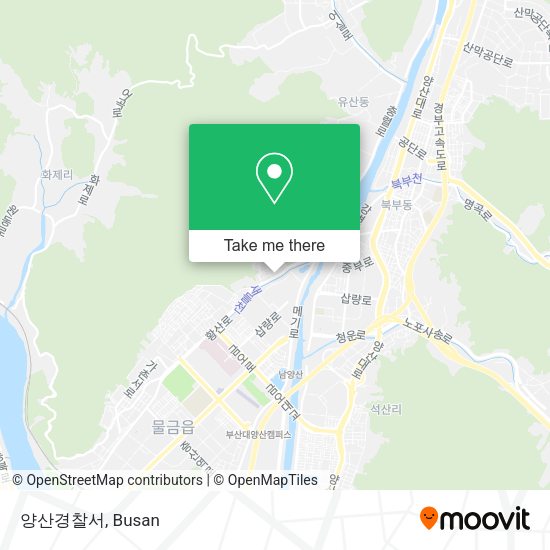 양산경찰서 map