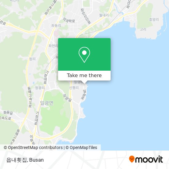 읍내횟집 map