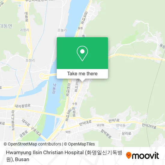 Hwamyung Ilsin Christian Hospital (화명일신기독병원) map
