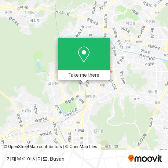 거제유림아시아드 map