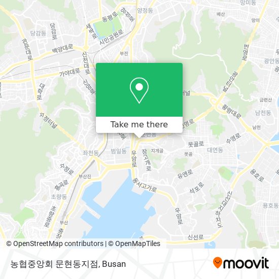 농협중앙회 문현동지점 map