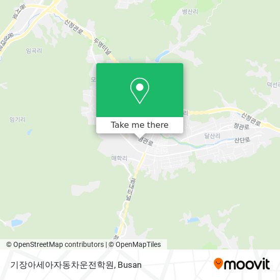 기장아세아자동차운전학원 map