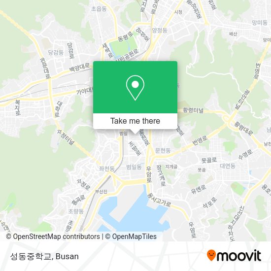 성동중학교 map