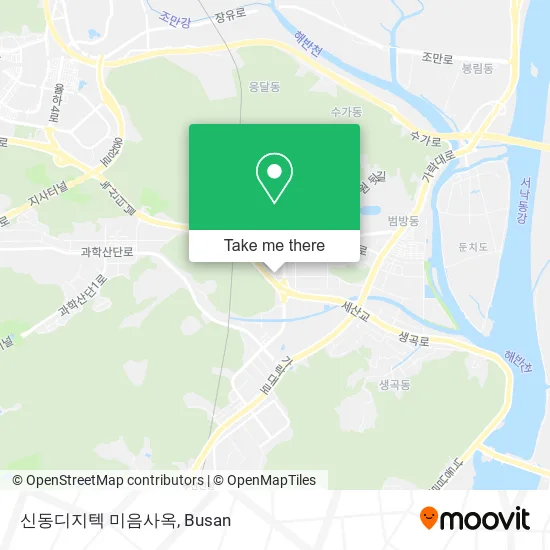 신동디지텍 미음사옥 map