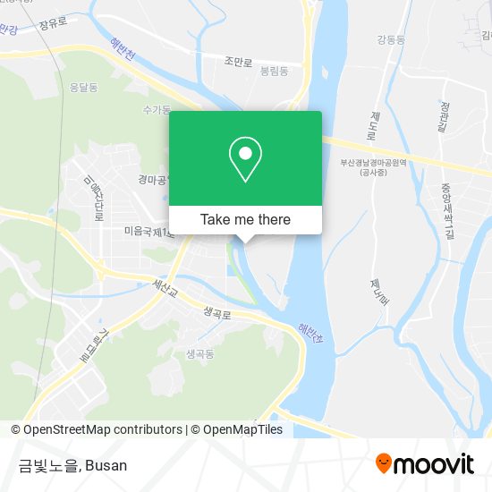 금빛노을 map