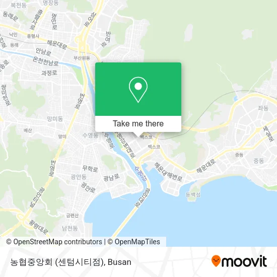 농협중앙회 (센텀시티점) map